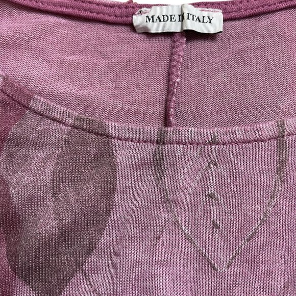 Made in Italy Womens Sweater Size XL Pink Sheets - Picture 7 of 7
